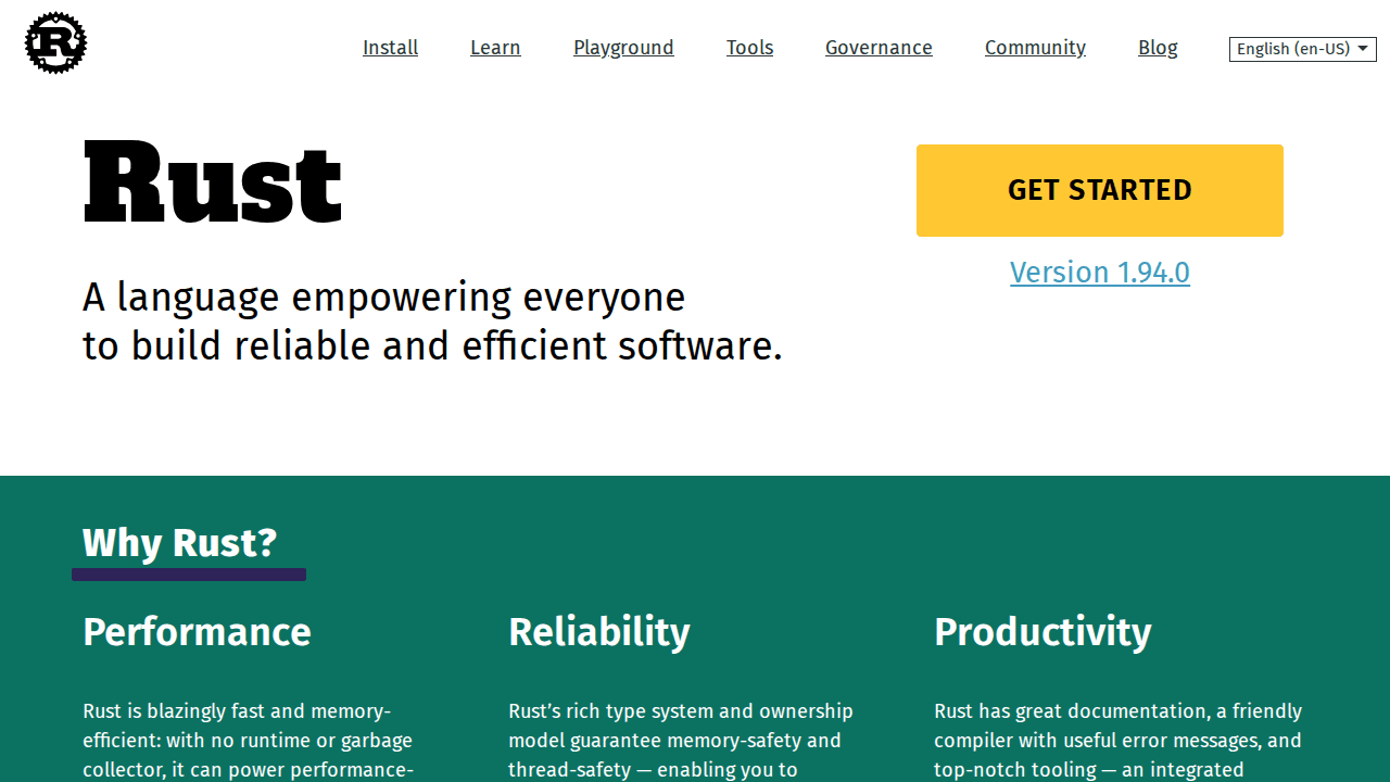 Rust Programming Language