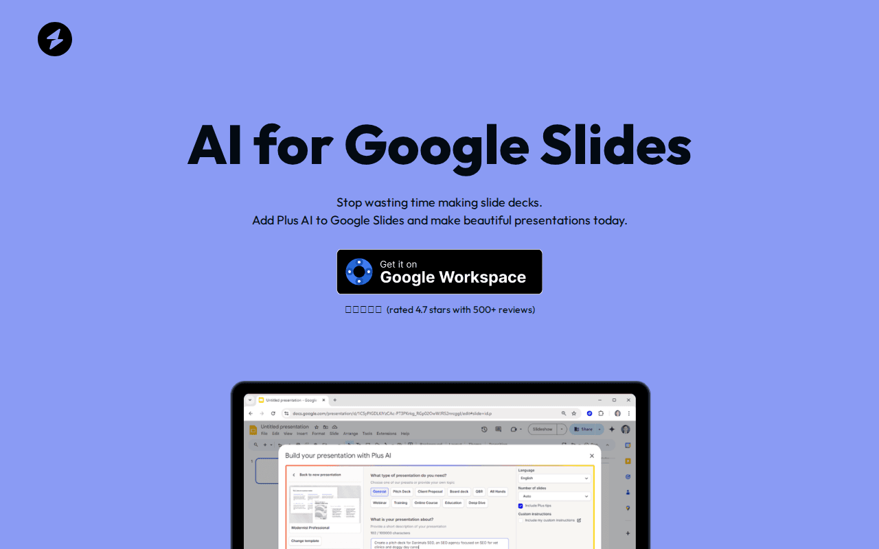 AI for Google Slides