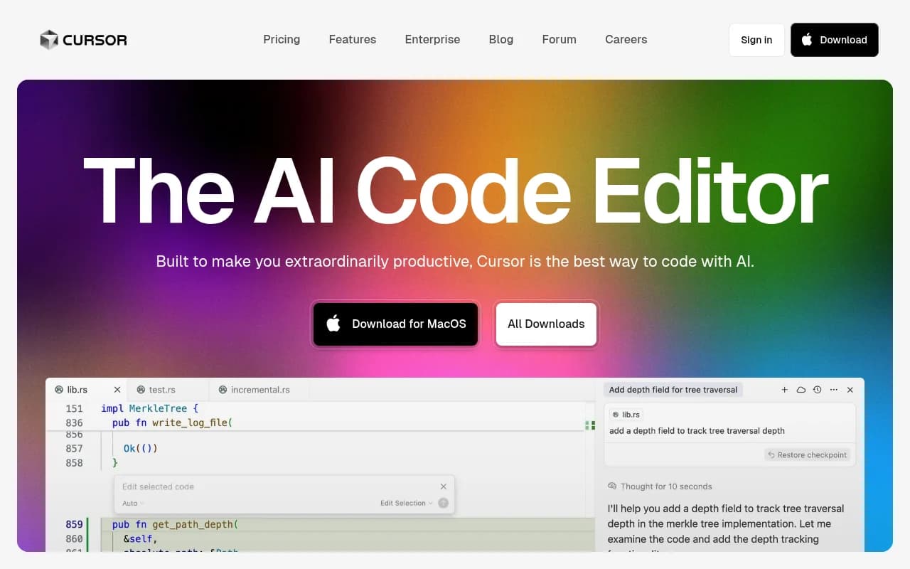 Cursor: The best way to code with AI